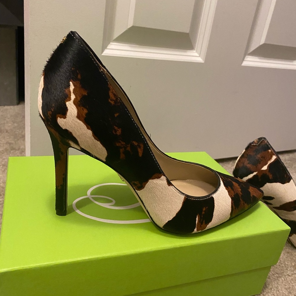 Sam Edelman Multicolor Animal Print Heels - Picture 4 of 6